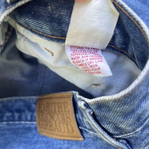 Marithe Francois Girbaud Stone Washed Baggy Y2K Denim Jeans - Picture 11 of 11